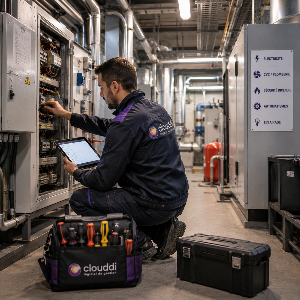 Équipe mobile de maintenance multitechnique
